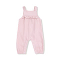 Veiled Pink - Yoke Ruffle Overall